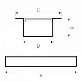 Uchwyt montażowy BASIC do Profila Aluminiowego Typ A